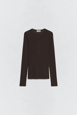 Футболка с воротником хэнли SOSHIOTSUKI X ZARA- Заказать в России