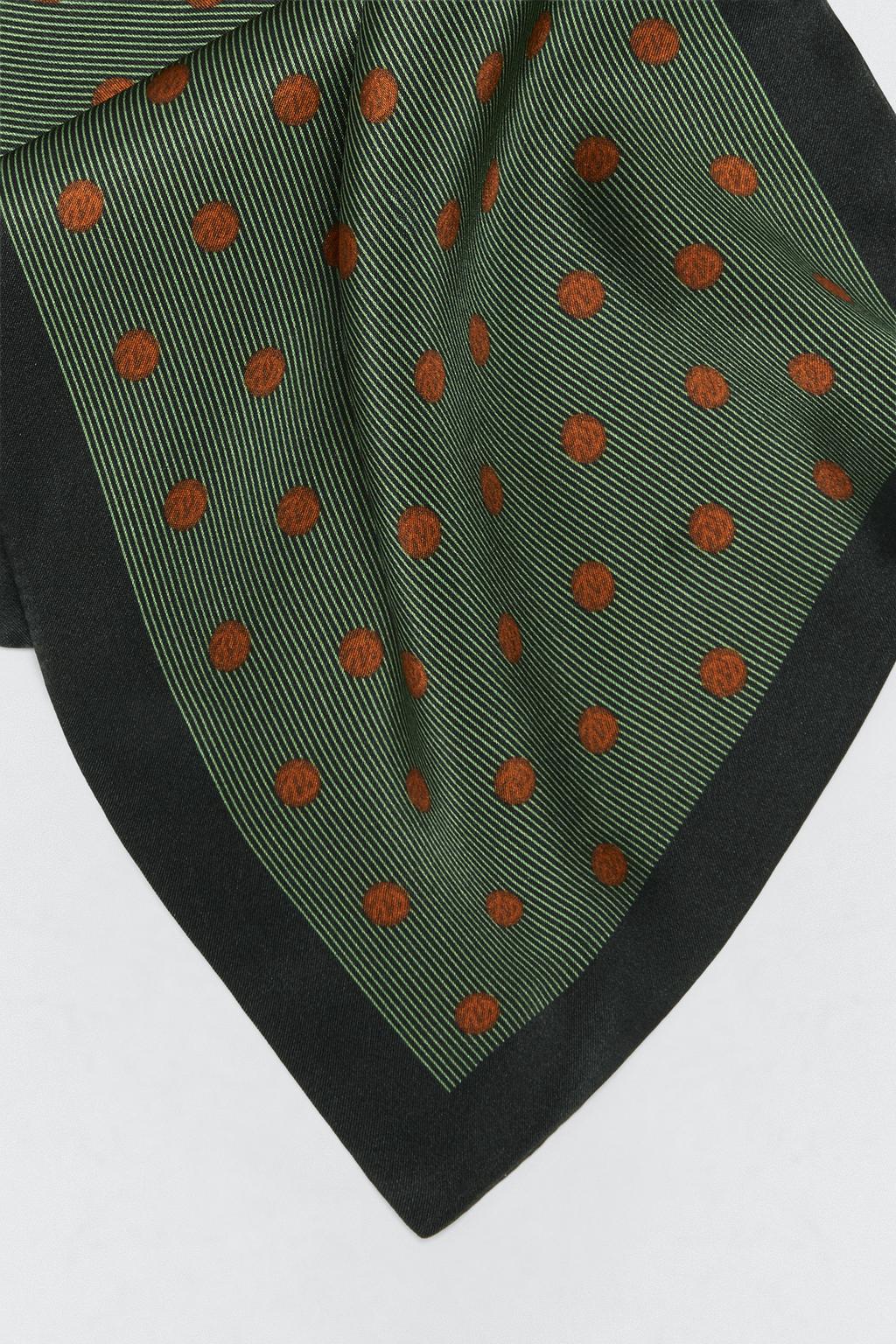 Шелковый шарф soshiotsuki x zara