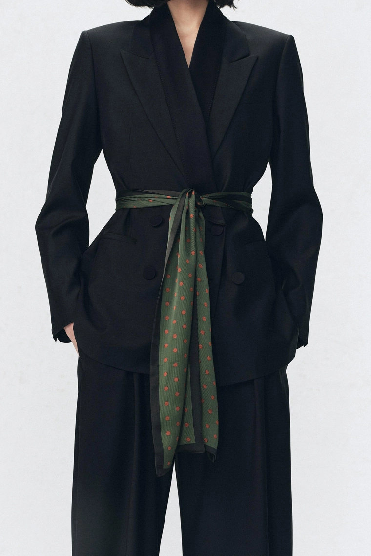 Шелковый шарф Zara «Soshiotsuki»