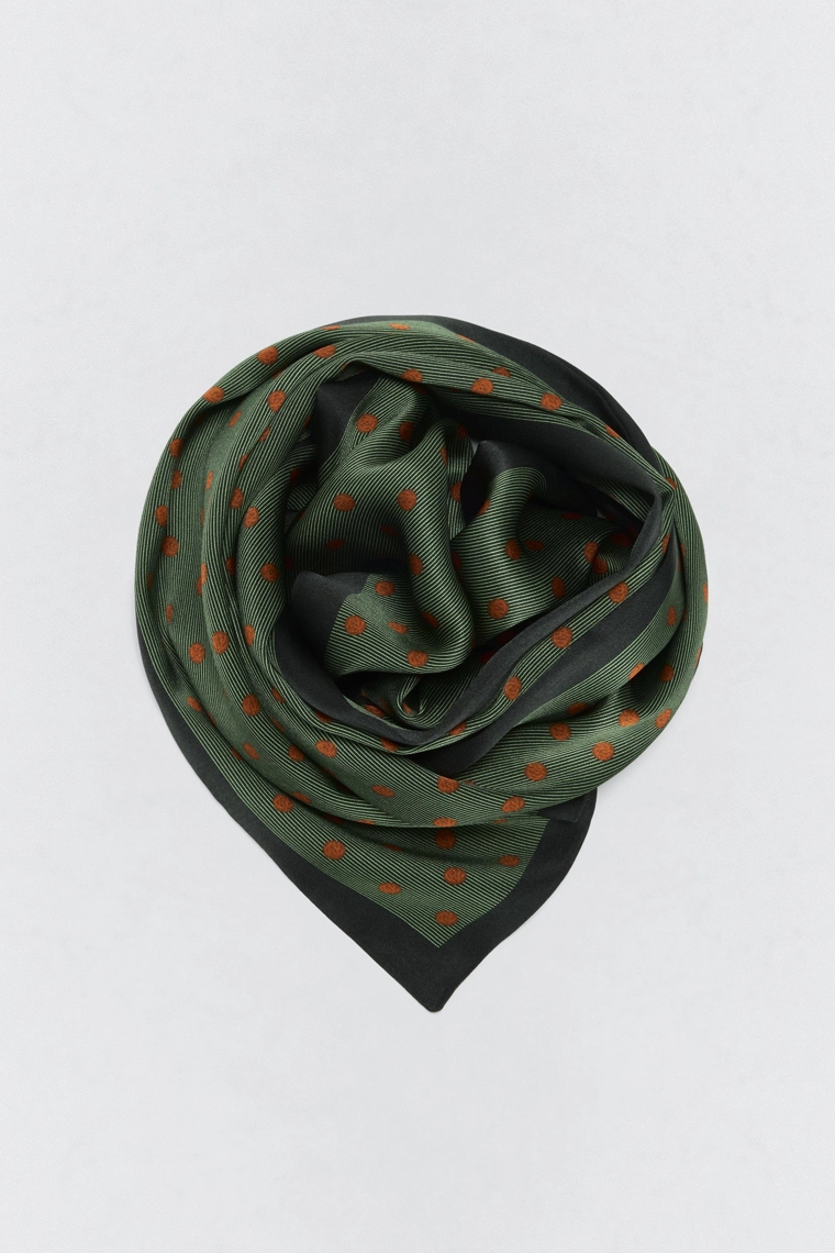 Шелковый шарф Zara «Soshiotsuki»