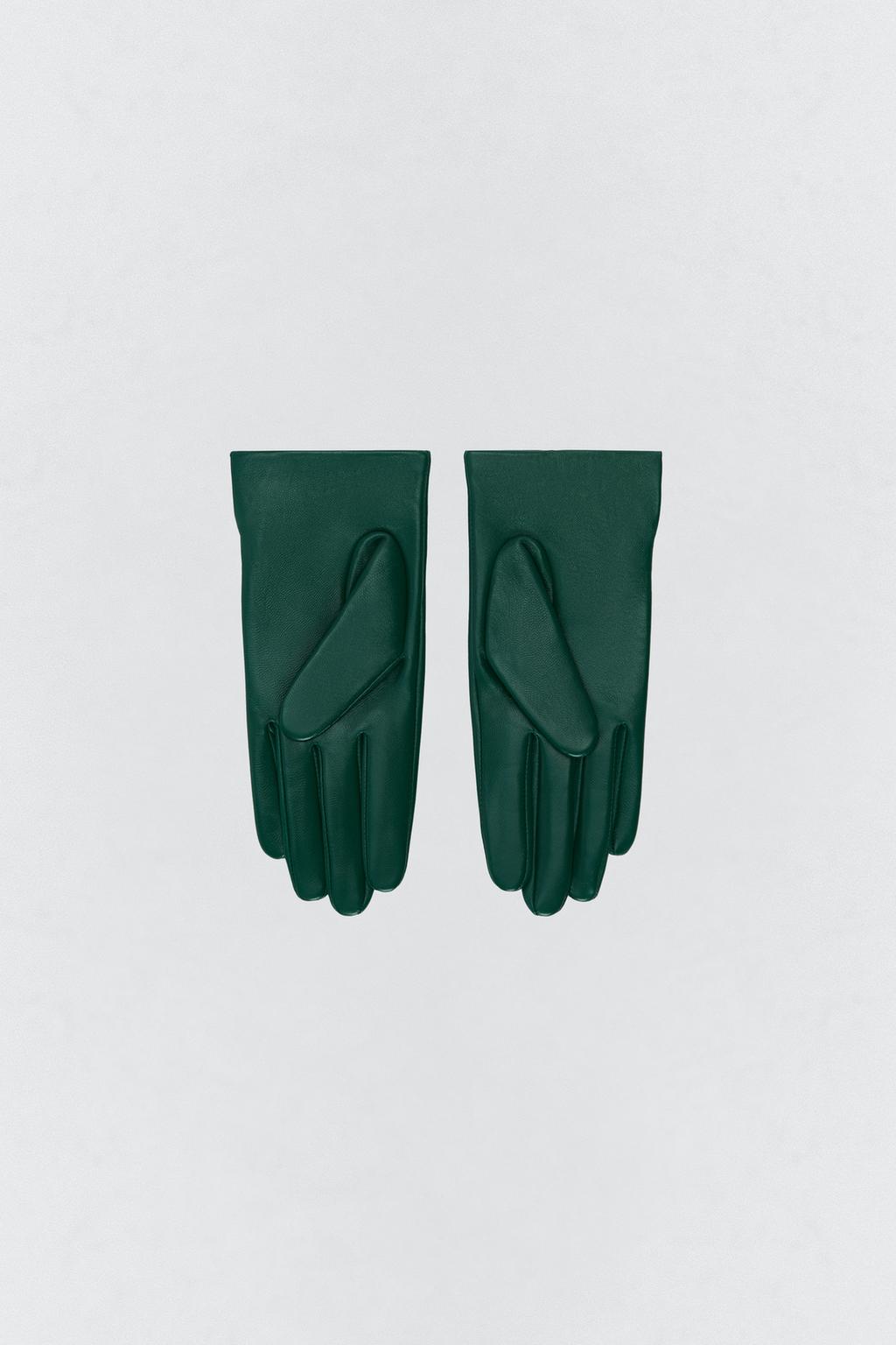 Кожаные перчатки с вышивкой soshiotsuki x zara