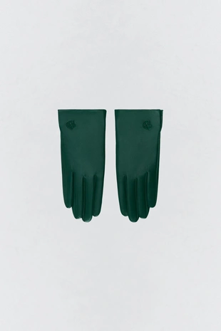 Кожаные перчатки с вышивкой SOSHIOTSUKI X ZARA- Заказать в России