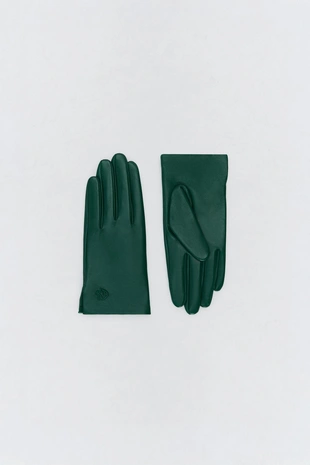 Кожаные перчатки с вышивкой SOSHIOTSUKI X ZARA- Заказать в России