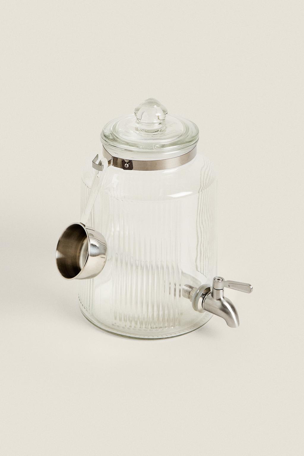 Банка для мягкителя с дозатором и ложкой