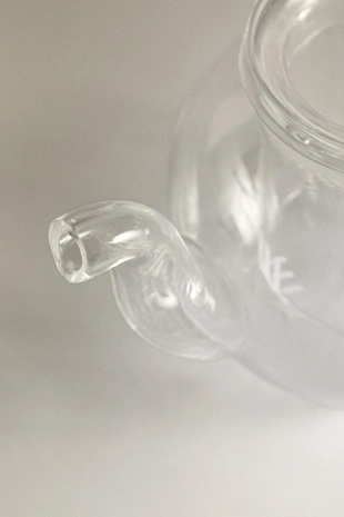 Чайник с инфузором из боросиликатного стекла- Заказать в России