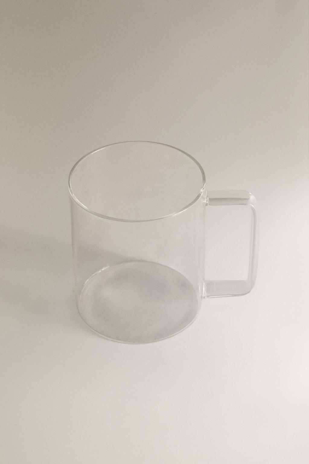 Прозрачная кружка из боросиликатного стекла