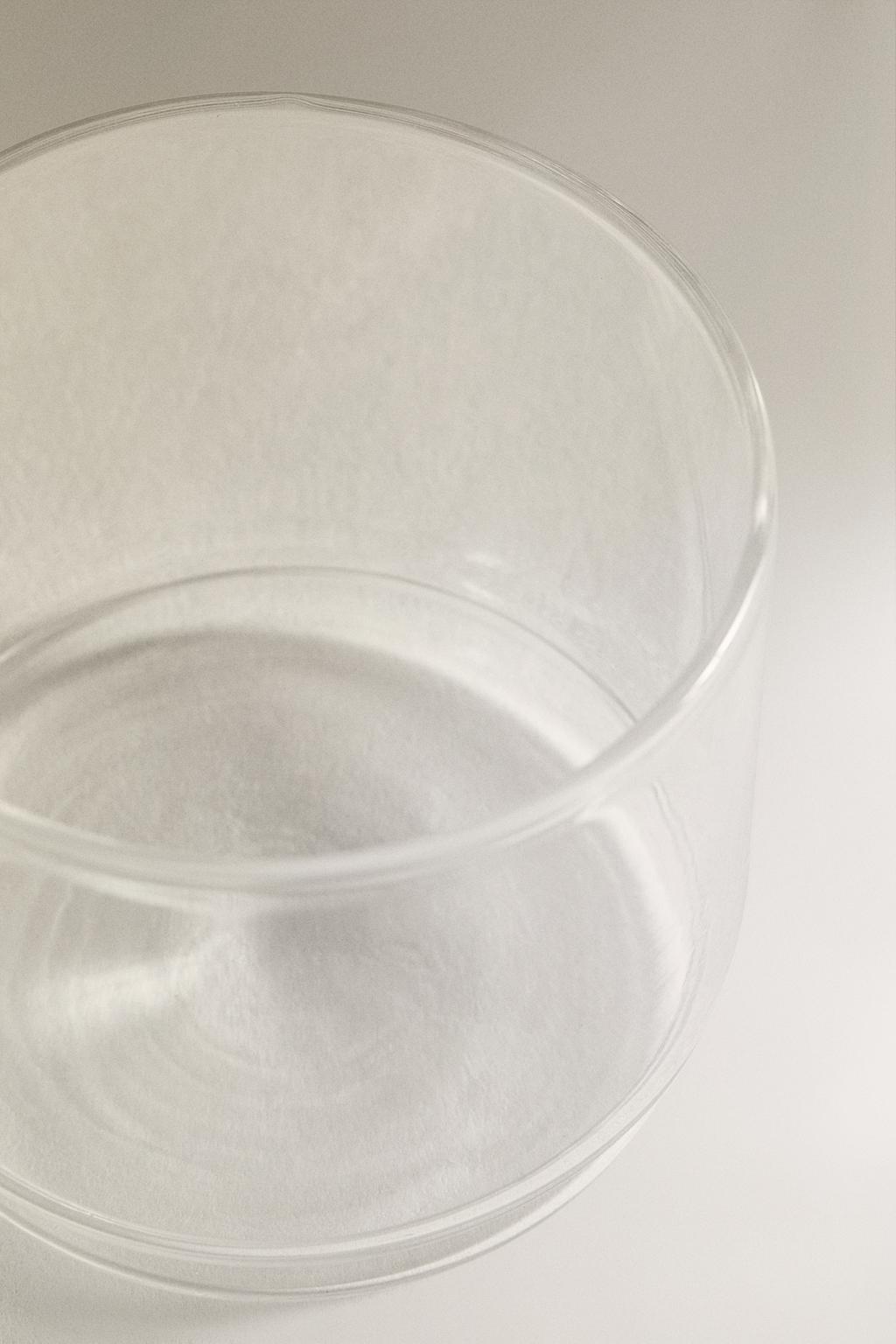 Набор кофейных чашек из боросиликатного стекла (комплект из 4 штук)