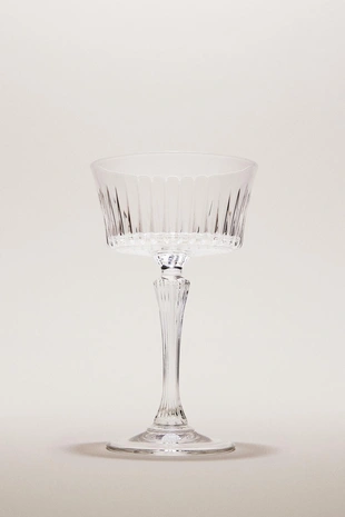 Бокал для игристого вина CRYSTALLINE со звездчатым узором- Заказать в России