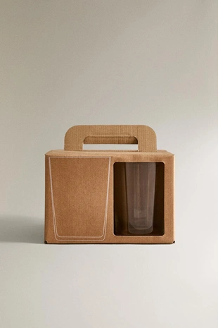 Набор высоких стаканов из стекла (набор из 4 штук)- Заказать в России