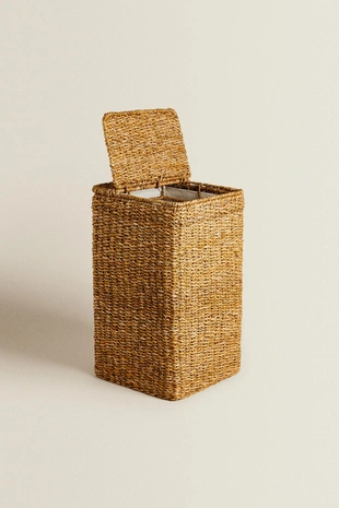 Плетеная корзина для белья- Заказать в России