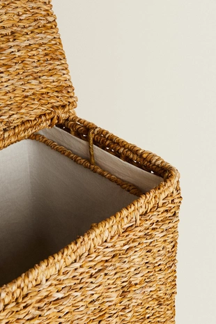 Плетеная корзина для белья- Заказать в России