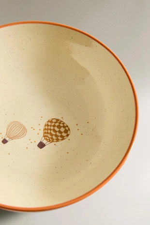 Детская керамическая чаша в форме воздушного шара- Заказать в России