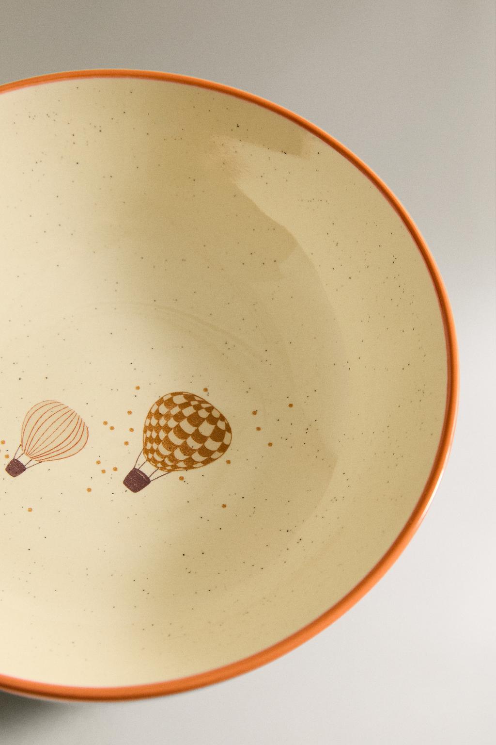 Детская керамическая чаша в форме воздушного шара