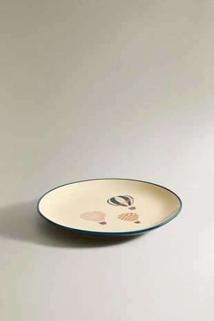 Детский керамический тарелка в виде воздушного шара- Заказать в России