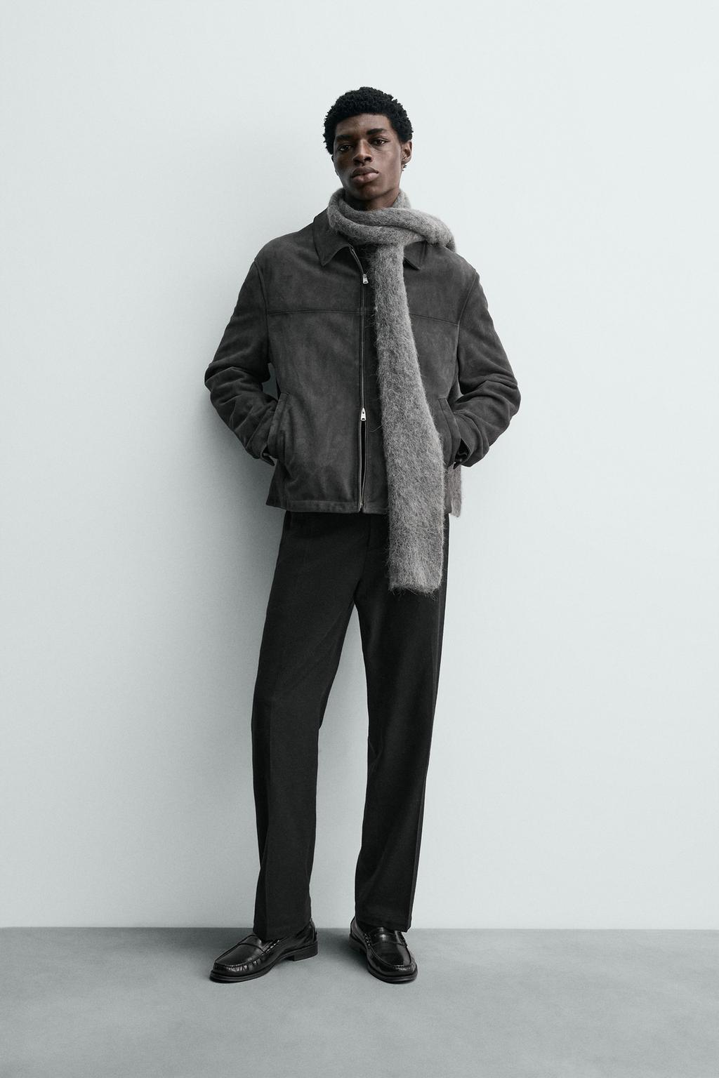 ЗАМШЕВАЯ КУРТКА КЛАССИЧЕСКОГО КРОЯ