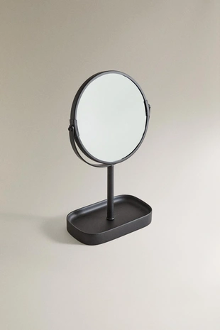 Зеркало для туалетного столика из черной смолы- Заказать в России