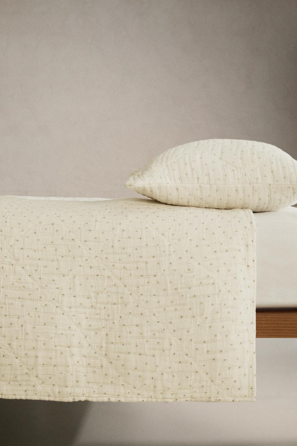 Детский одеял из муслина с цветочным узором