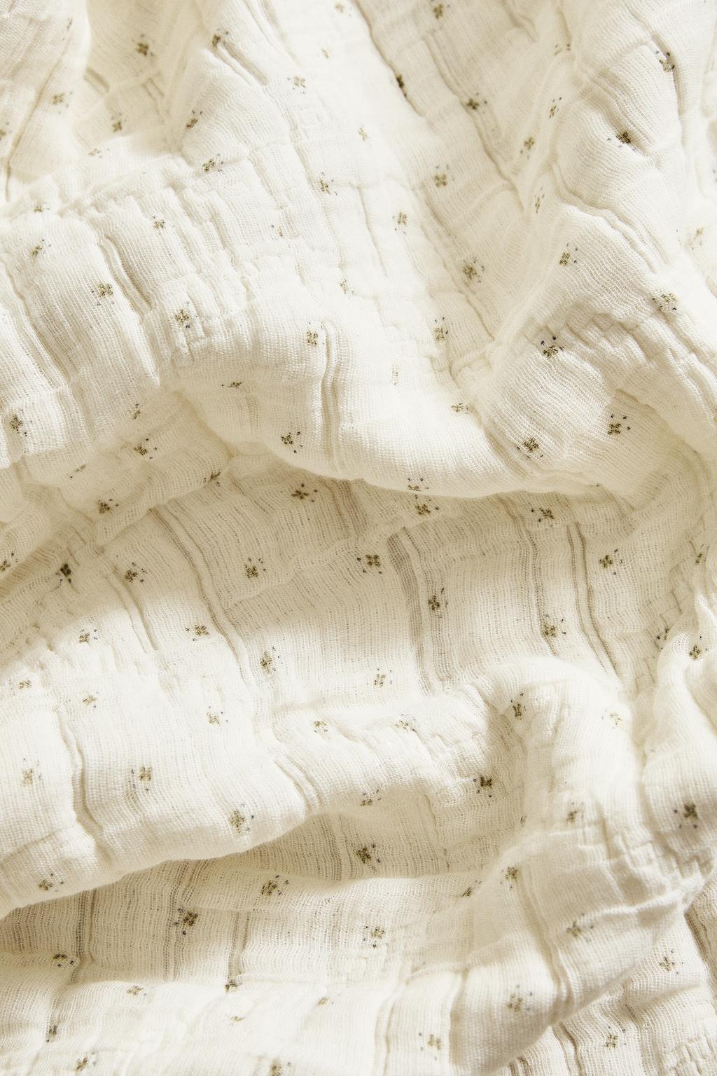 Детский одеял из муслина с цветочным узором