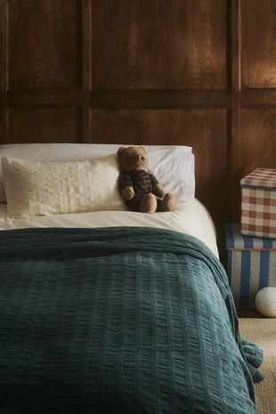 Детский одеялец в полоску с текстурой- Заказать в России