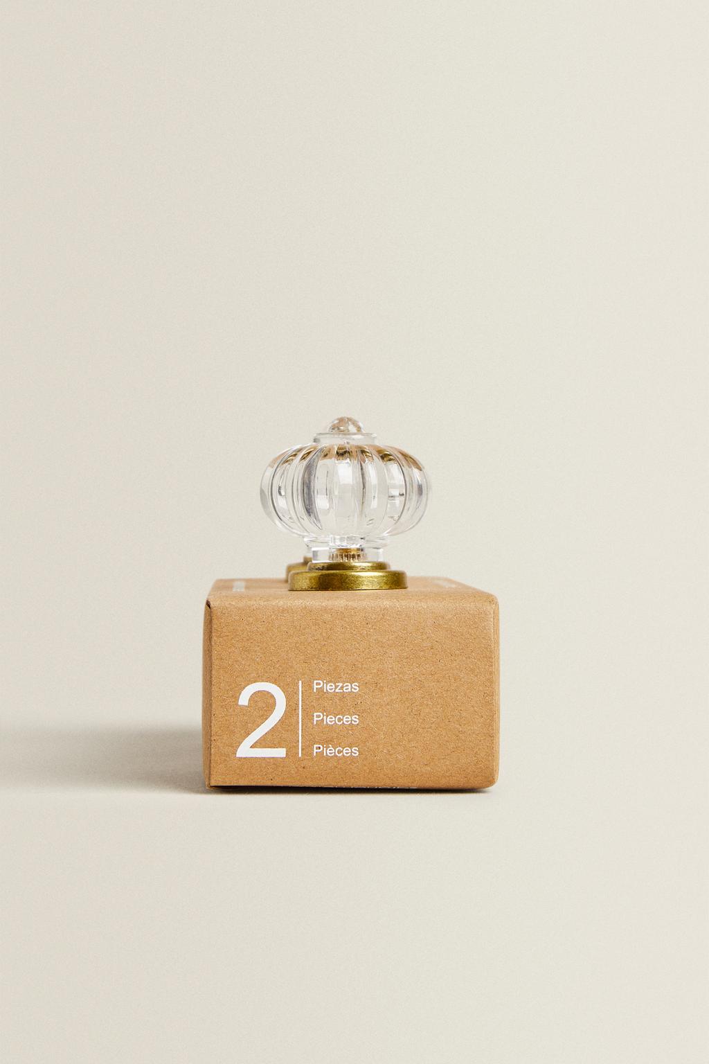 Набор акриловых ручек-цветов для дверей (набор из 2)