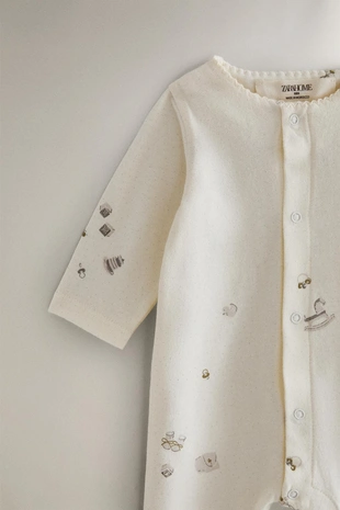 Комплект для младенцев с принтом- Заказать в России