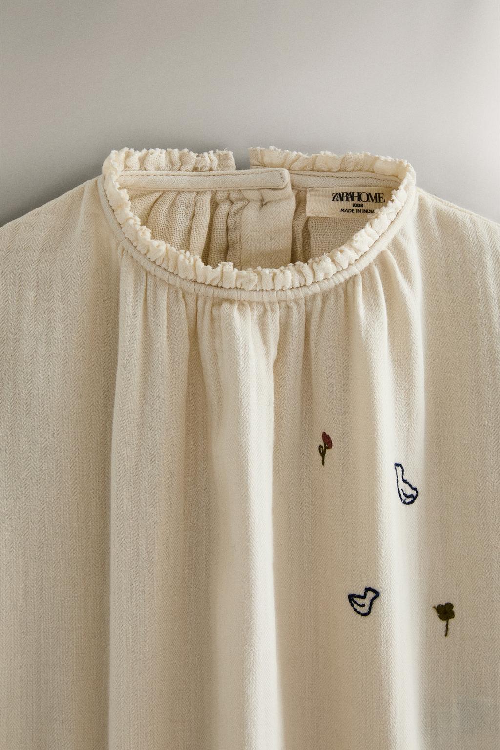 Детский комбинезон из хлопкового муслина