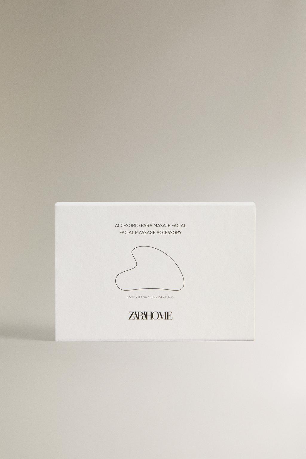 Металлический массажер для лица гуа ша