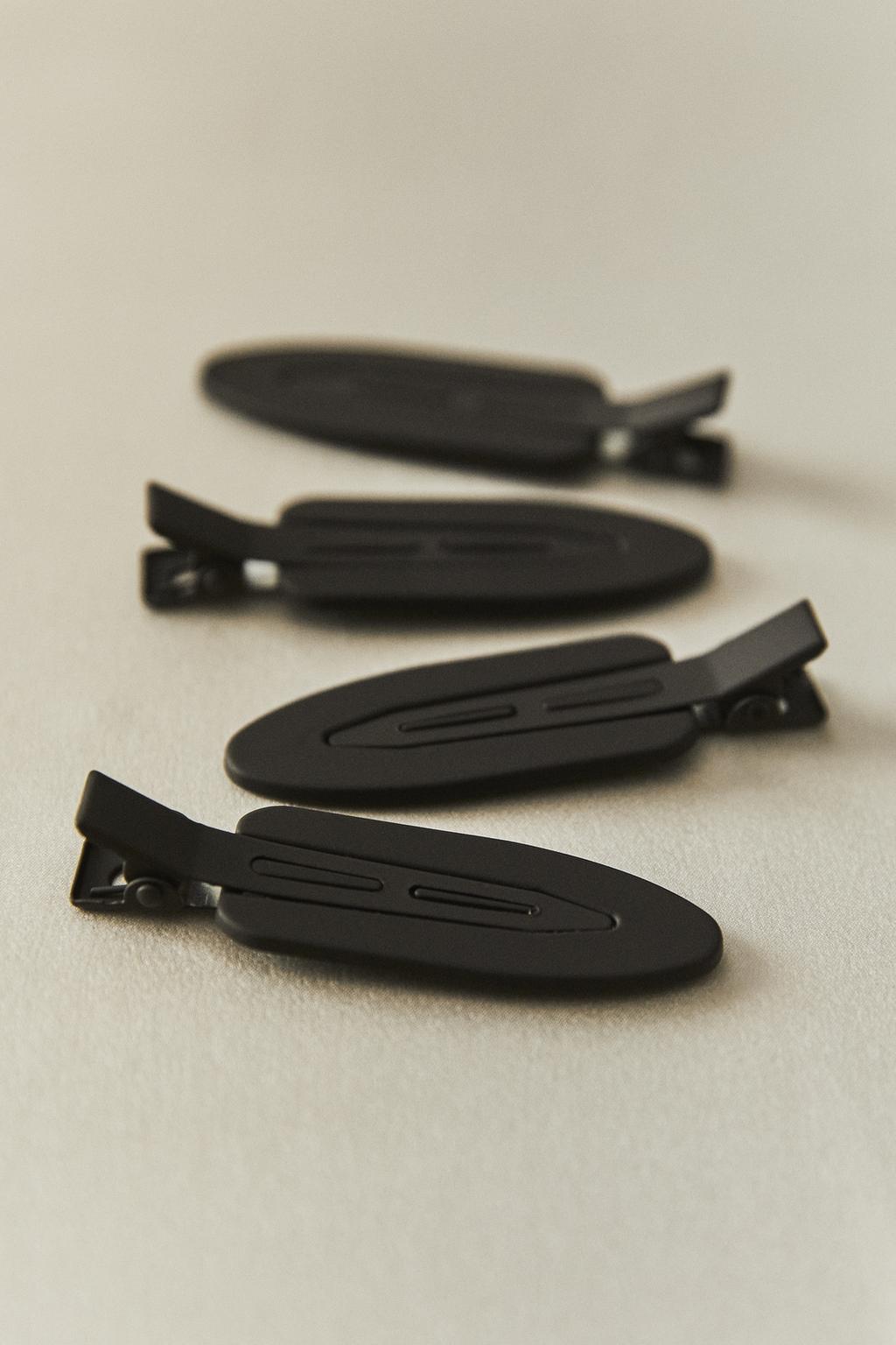 Набор плоских заколок для волос (набор из 4 штук)