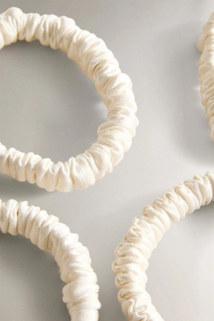 Резинка для волос из мягкого шелка мульберри- Заказать в России