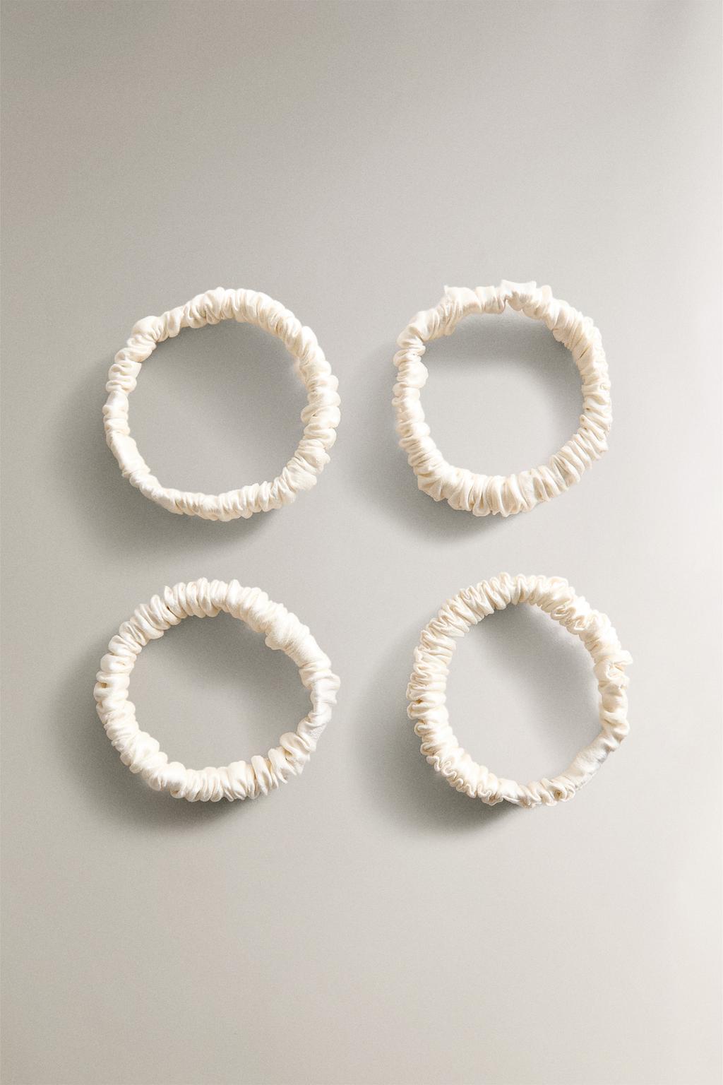 Резинка для волос из мягкого шелка мульберри