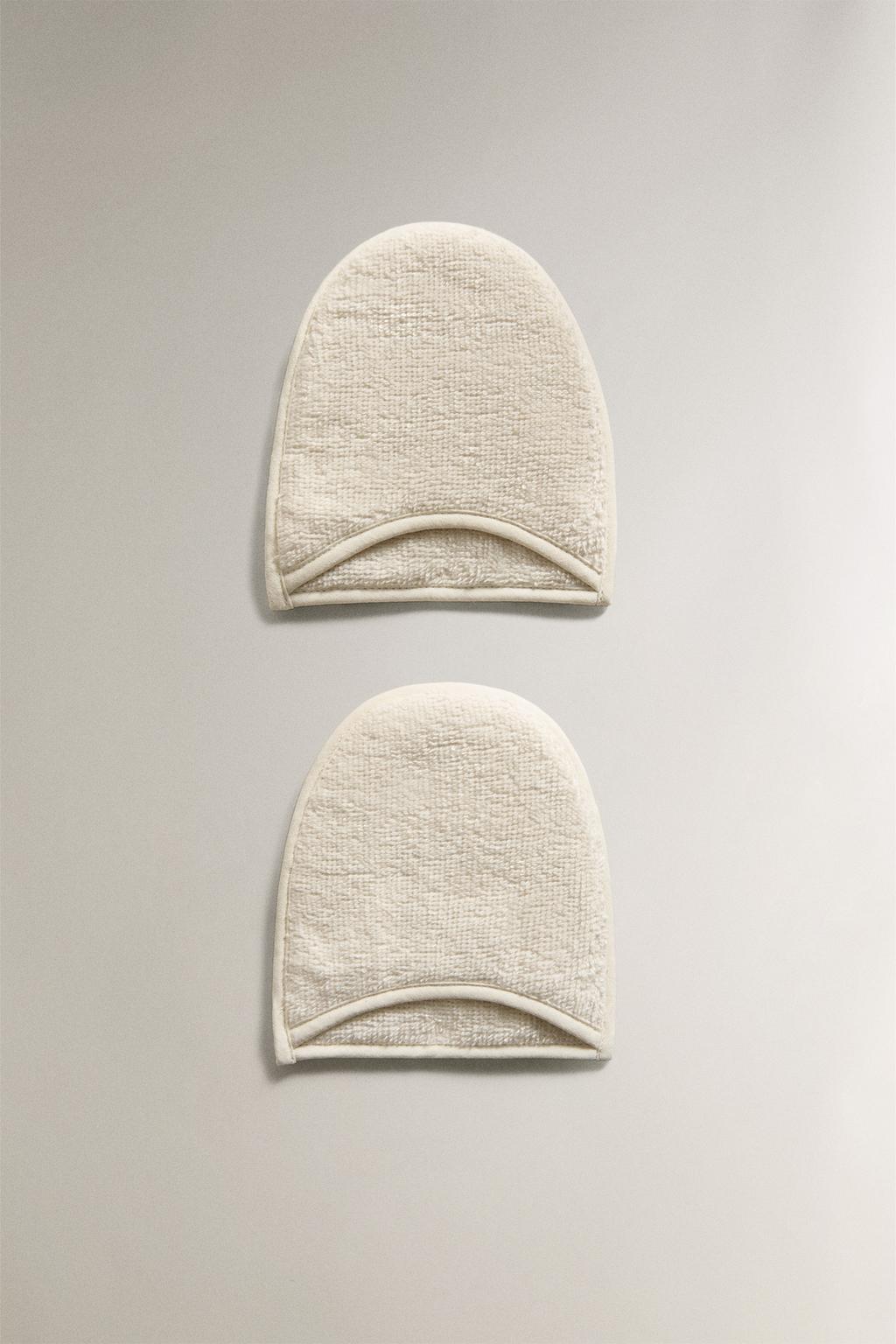 Набор варежек для снятия макияжа (набор из 2 штук)