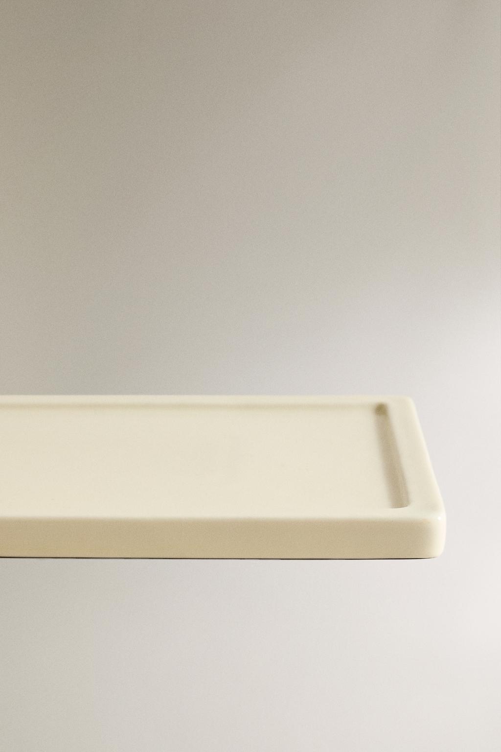 Прямоугольная керамическая поднос для ванной