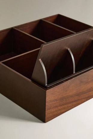 Большой деревянный органайзер для макияжа- Заказать в России