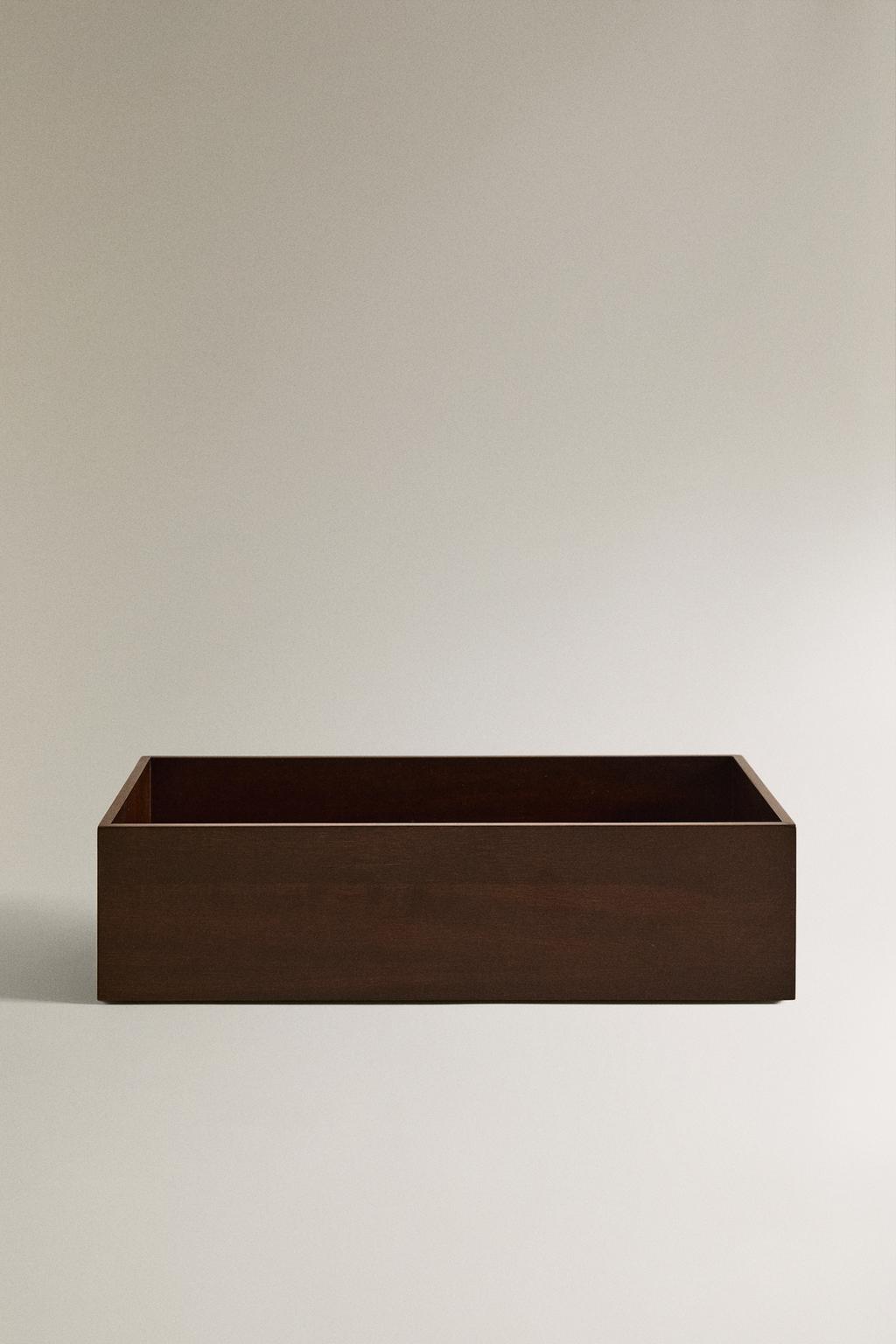 Деревянный органайзер для макияжа