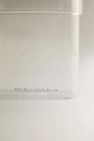 Банк для ванной комнаты из боросиликатного стекла с буквами- Заказать в России