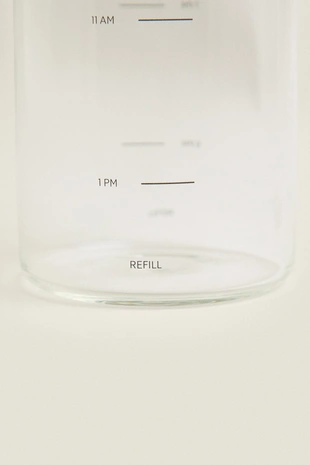 Бутылка из боросиликатного стекла с дубовой крышкой- Заказать в России