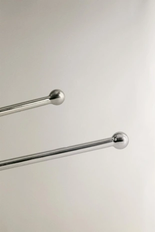 Металлическая полка для полотенец на стену с блеском- Заказать в России