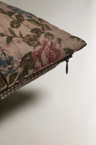 Обратимая наволочка с цветочным принтом для одеял- Заказать в России