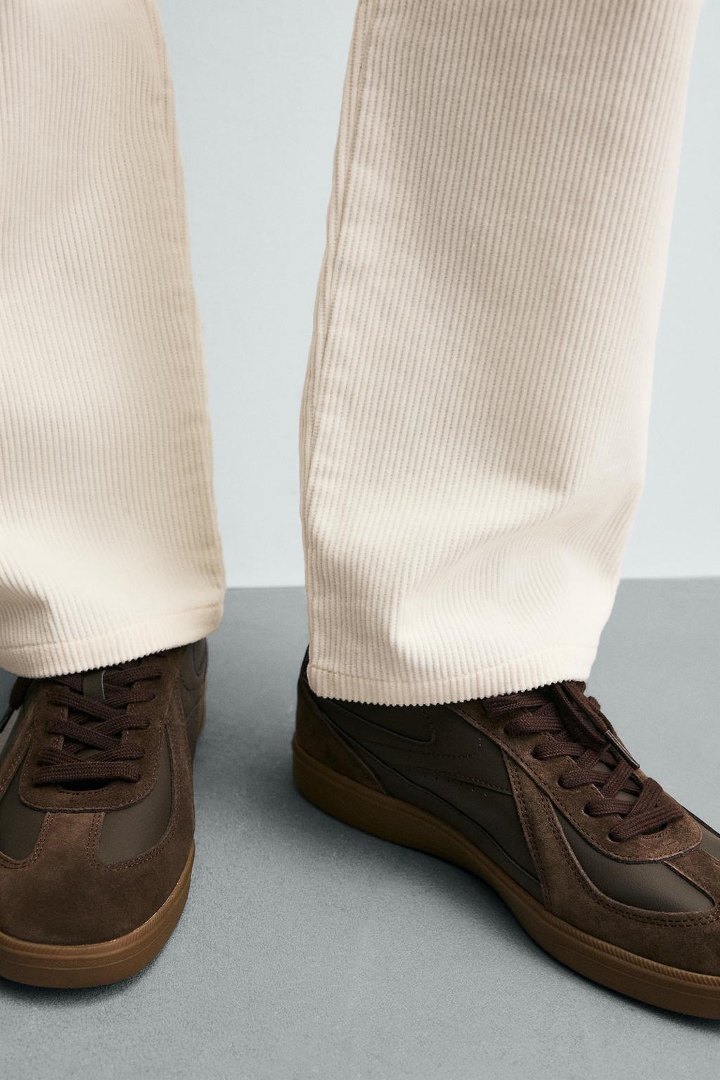 КРОССОВКИ С КОНТРАСТНОЙ ПОДОШВОЙ