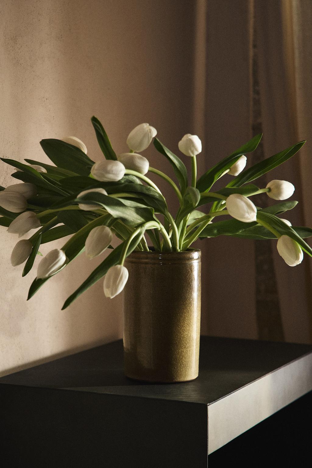 Ваза цилиндрическая низкая