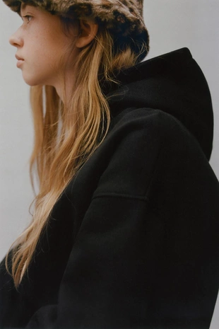 Худи в полоску с двойным низом- Заказать в России