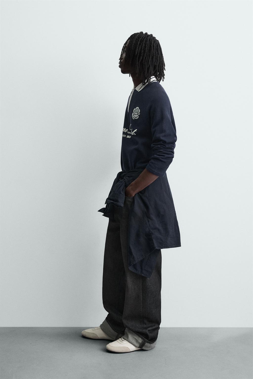 ПОЛО С КОНТРАСТНЫМ ПРИНТОМ