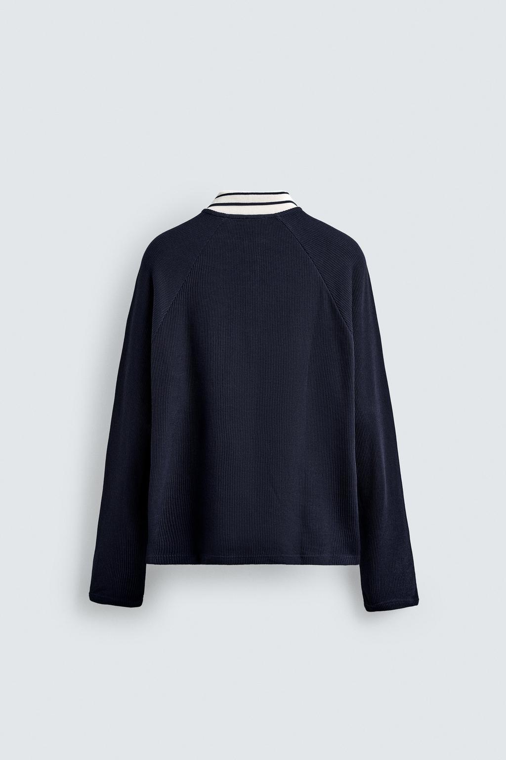 ПОЛО С КОНТРАСТНЫМ ПРИНТОМ