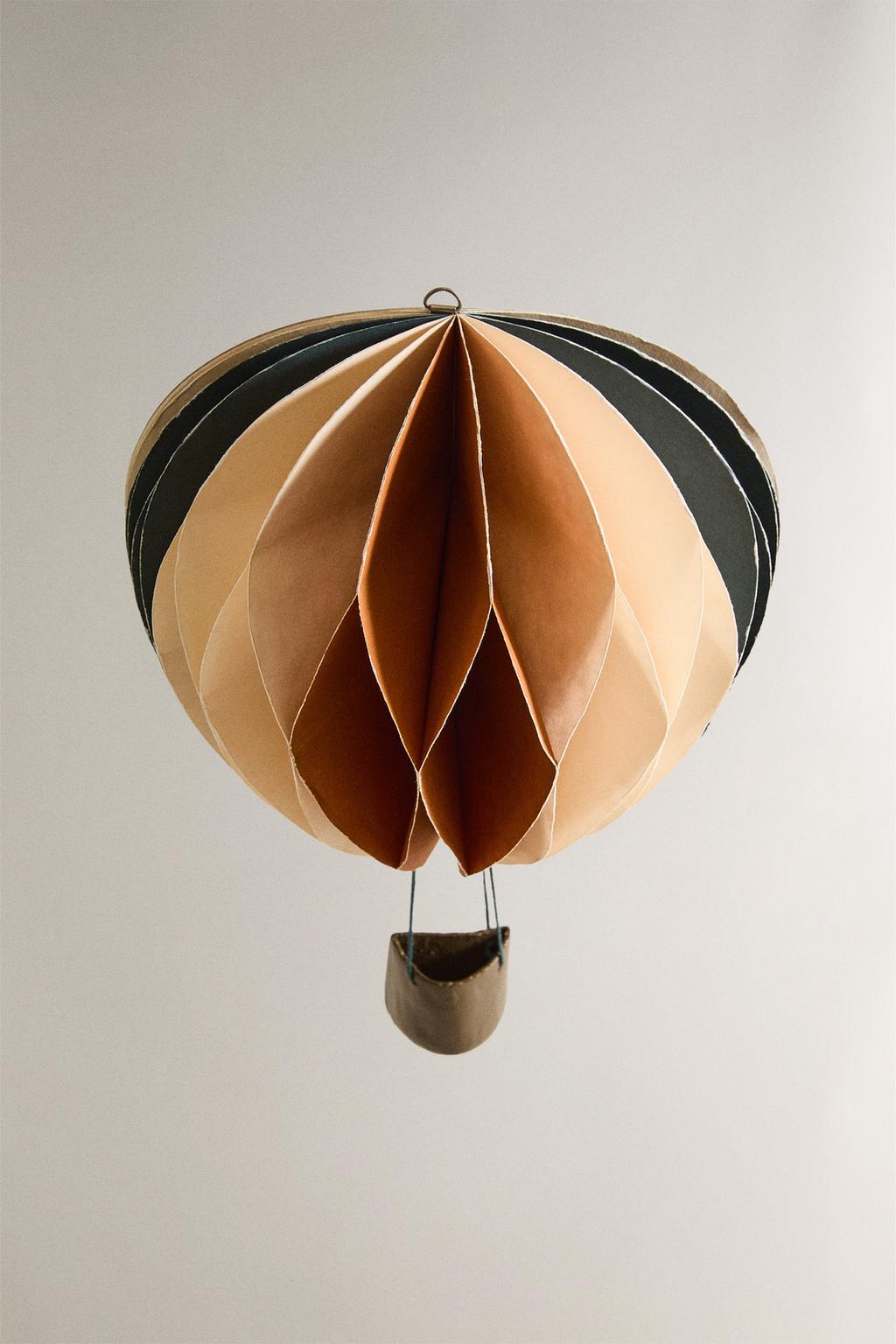 Бумажный настенный шар-аэростат (21 см)