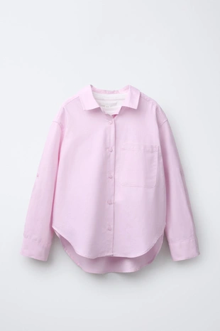 Комплект: рубашка из поплина и футболка со стразами- Заказать в России