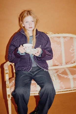 Куртка в клетку виши- Заказать в России