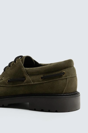 Туфли на палубу из кожи- Заказать в России