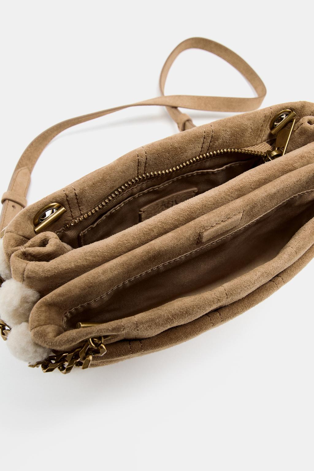 КОМБИНИРОВАННАЯ СУМКА С ПЛЕЧЕВЫМ РЕМНЕМ