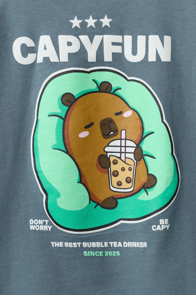 Футболка capybara capyfun © с окраской гармант-дай
