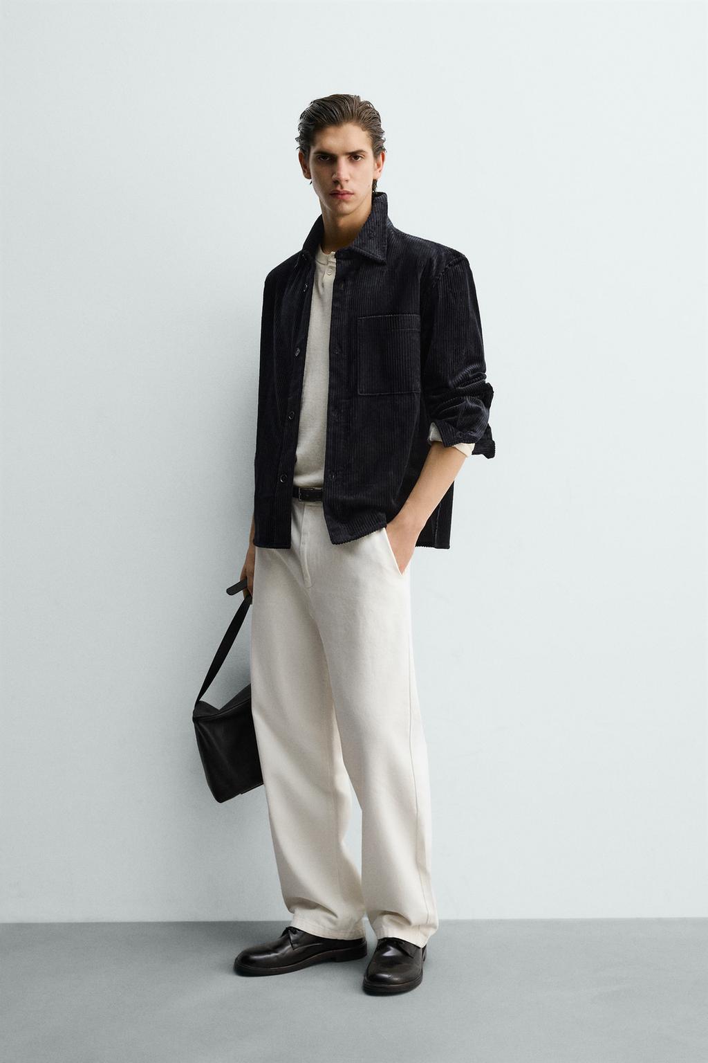 ВЕЛЬВЕТОВАЯ КУРТКА-РУБАШКА СВОБОДНОГО КРОЯ